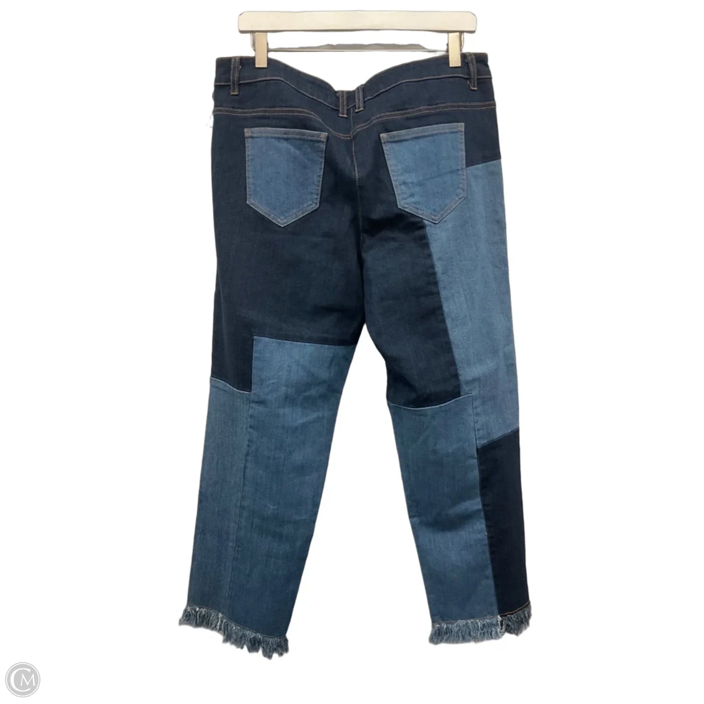 Jeans Wide Leg By Mark In Blue Denim, Size: 14