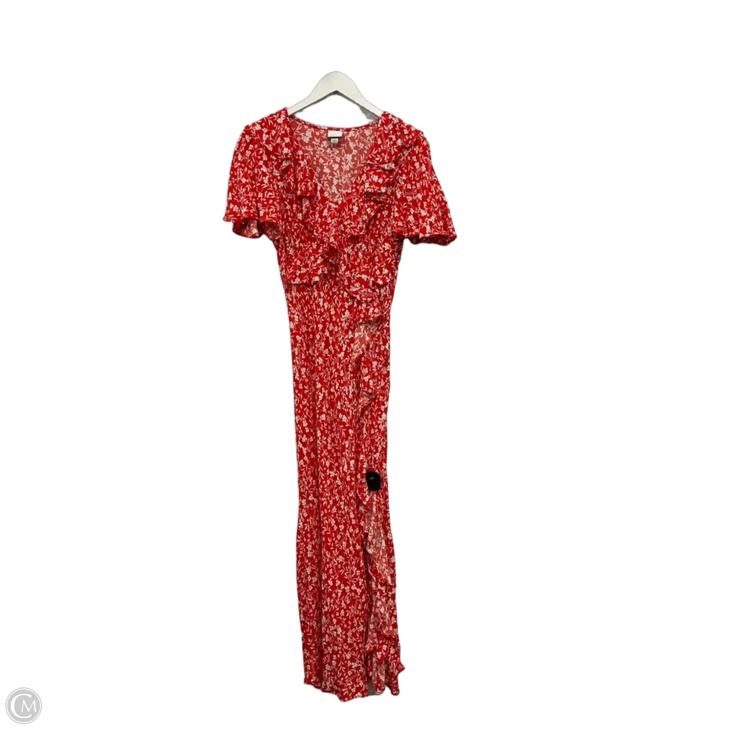 Dress Casual Maxi By A New Day In Red & White, Size: S