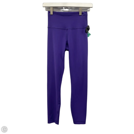 Athletic Leggings By Lululemon In Purple, Size: S