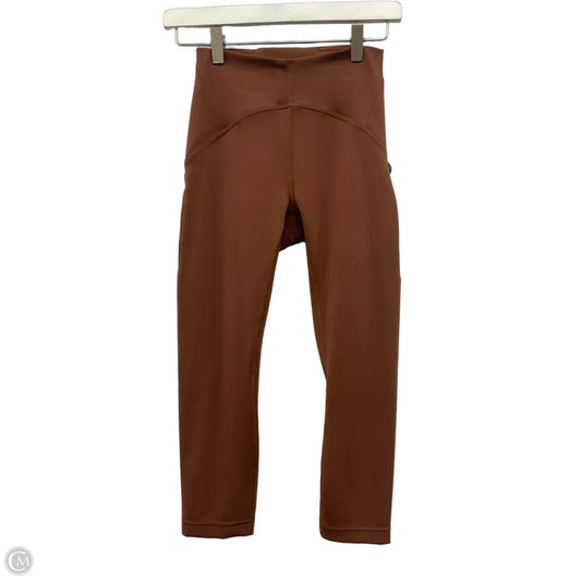 Athletic Leggings By Lululemon In Brown, Size: S