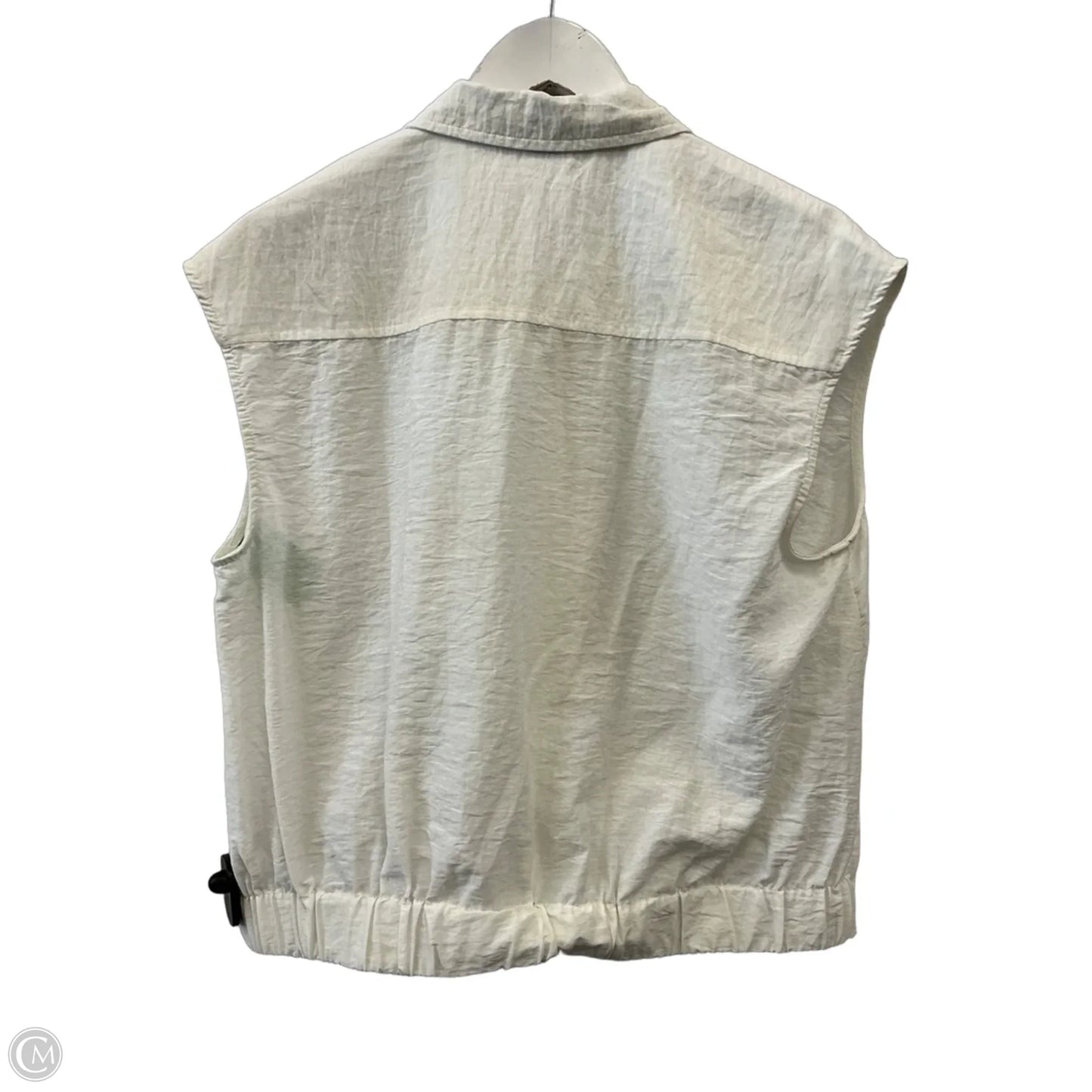 Top Sleeveless By Old Navy In White, Size: M