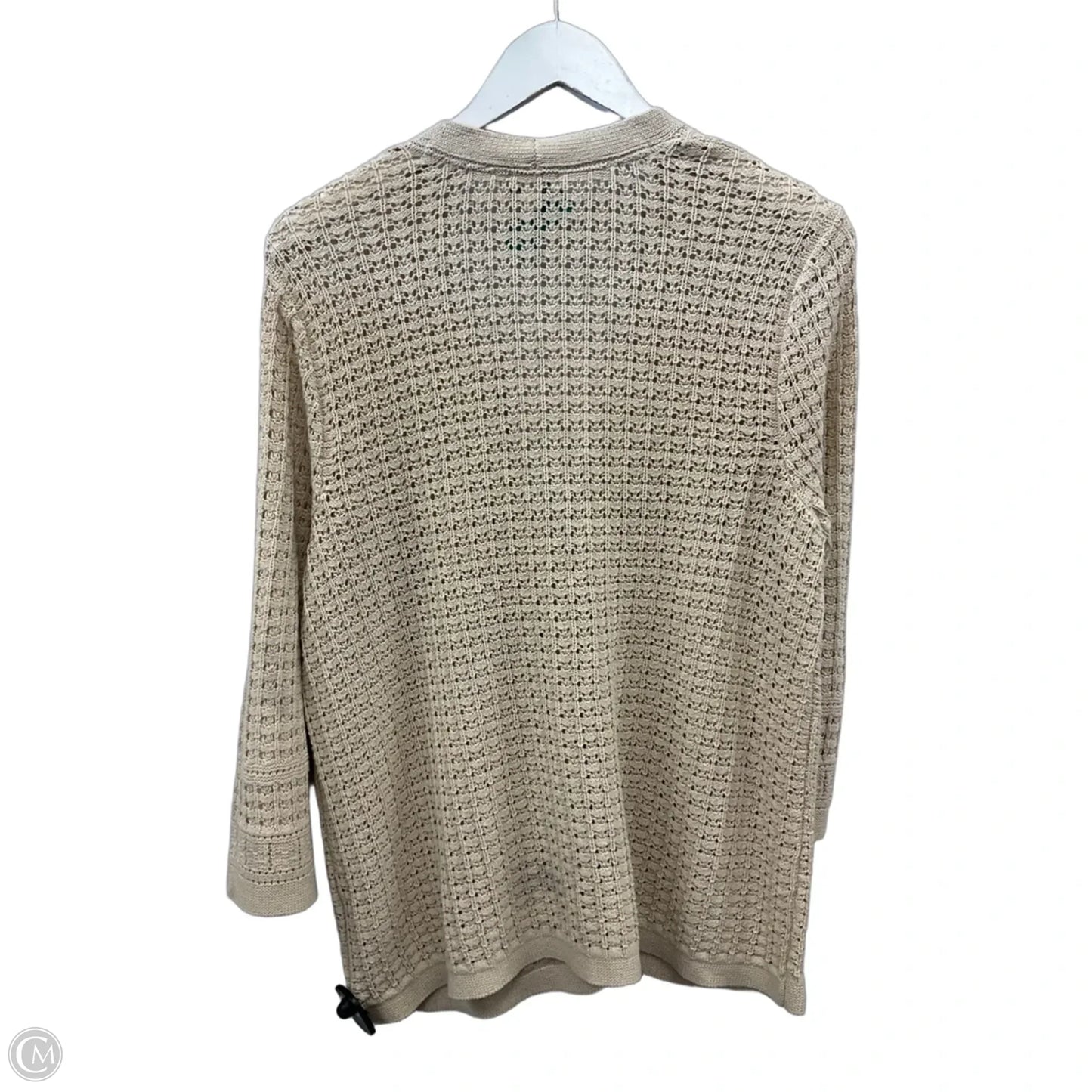 Sweater Cardigan By J. Jill In Beige, Size: L