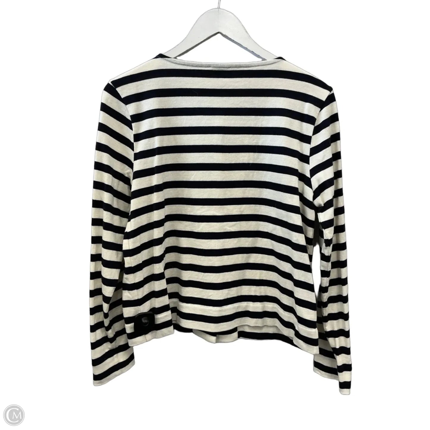 Cardigan By Talbots In Blue & White, Size: S