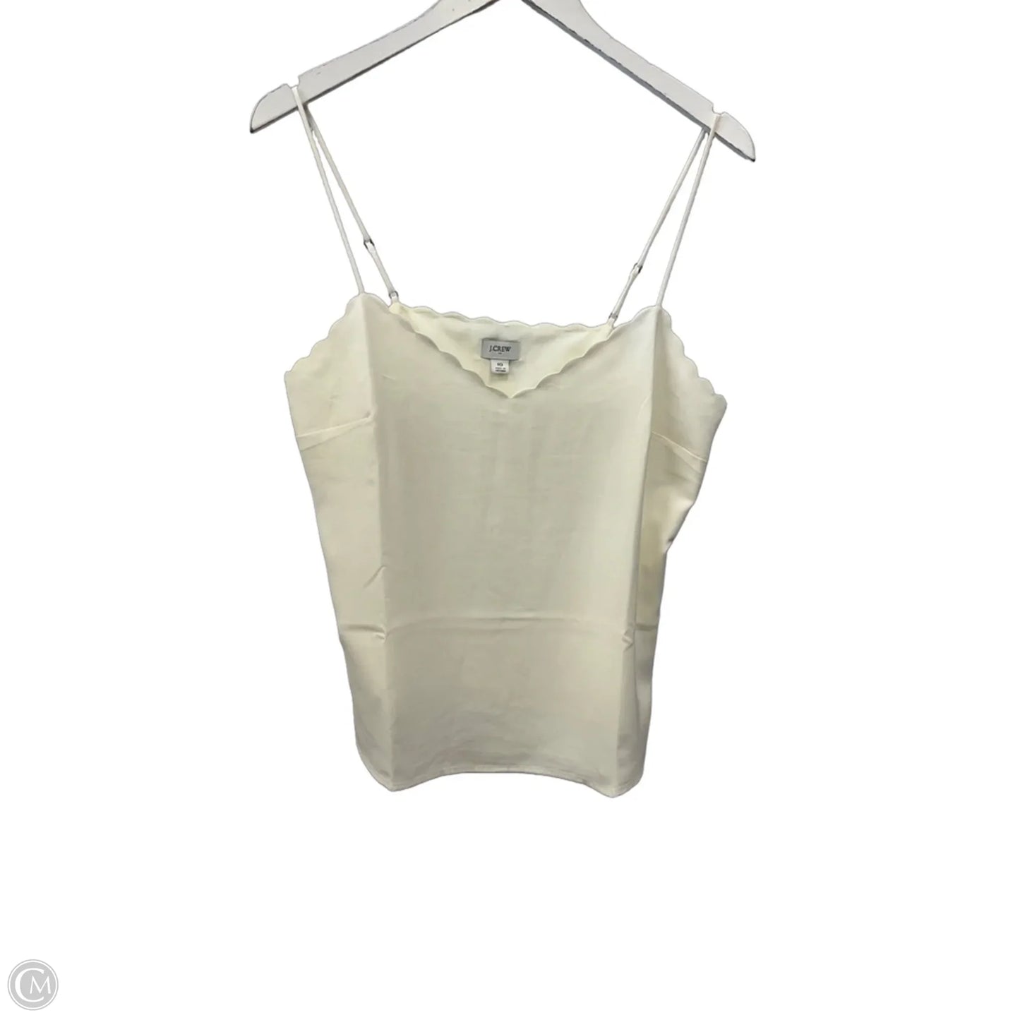 Top Sleeveless By J. Crew In Cream, Size: M