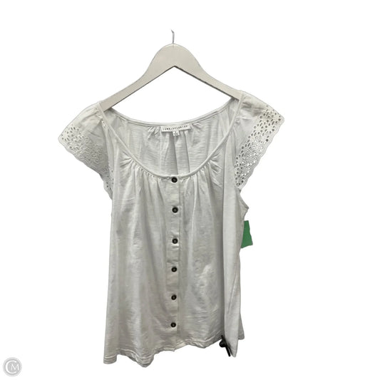 Top Sleeveless By Jane And Delancey In White, Size: S