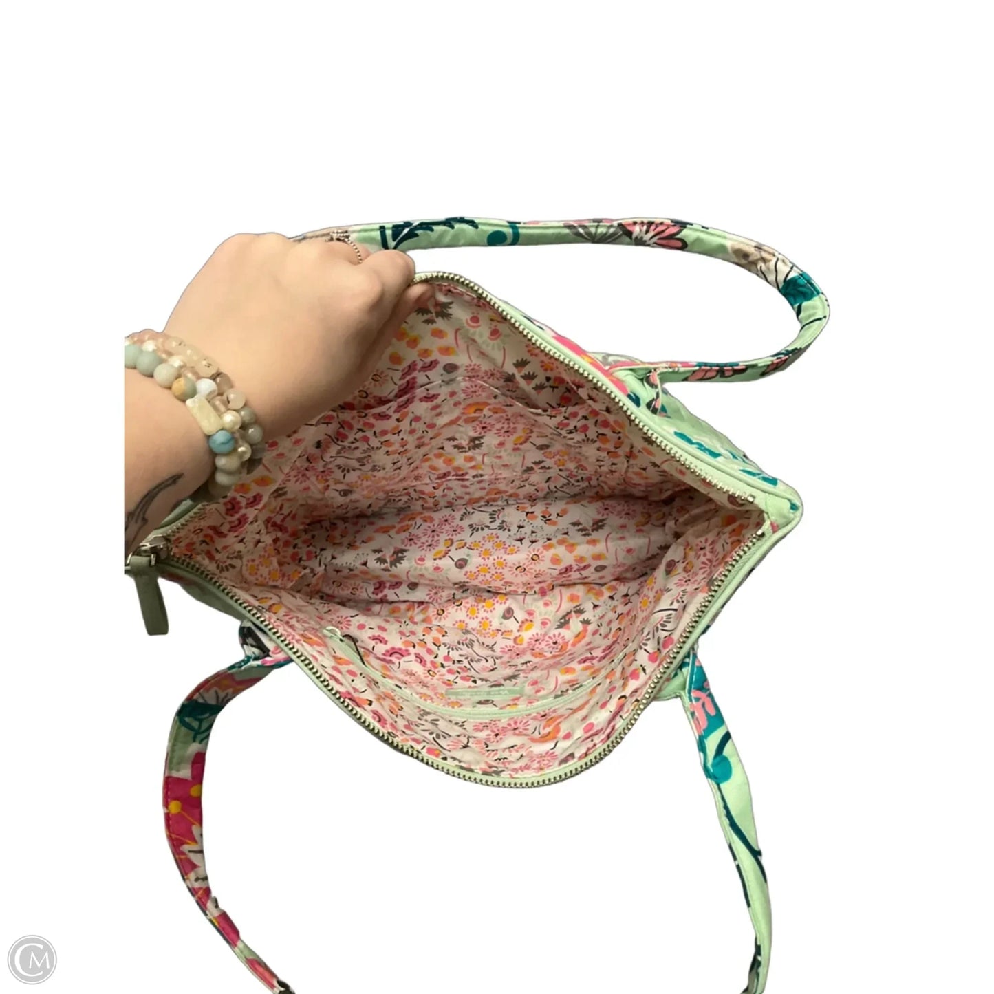 Handbag By Vera Bradley, Size: Large