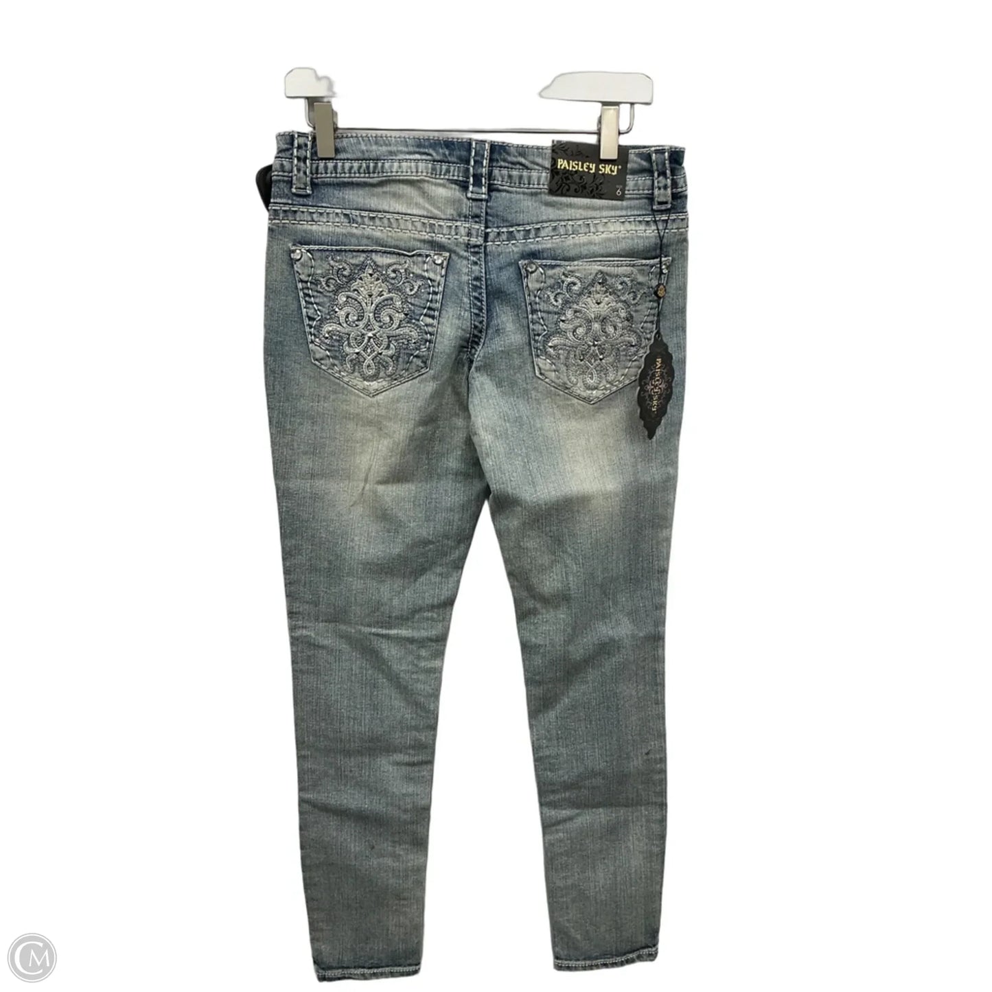 Jeans Skinny By Cme In Blue Denim, Size: 6