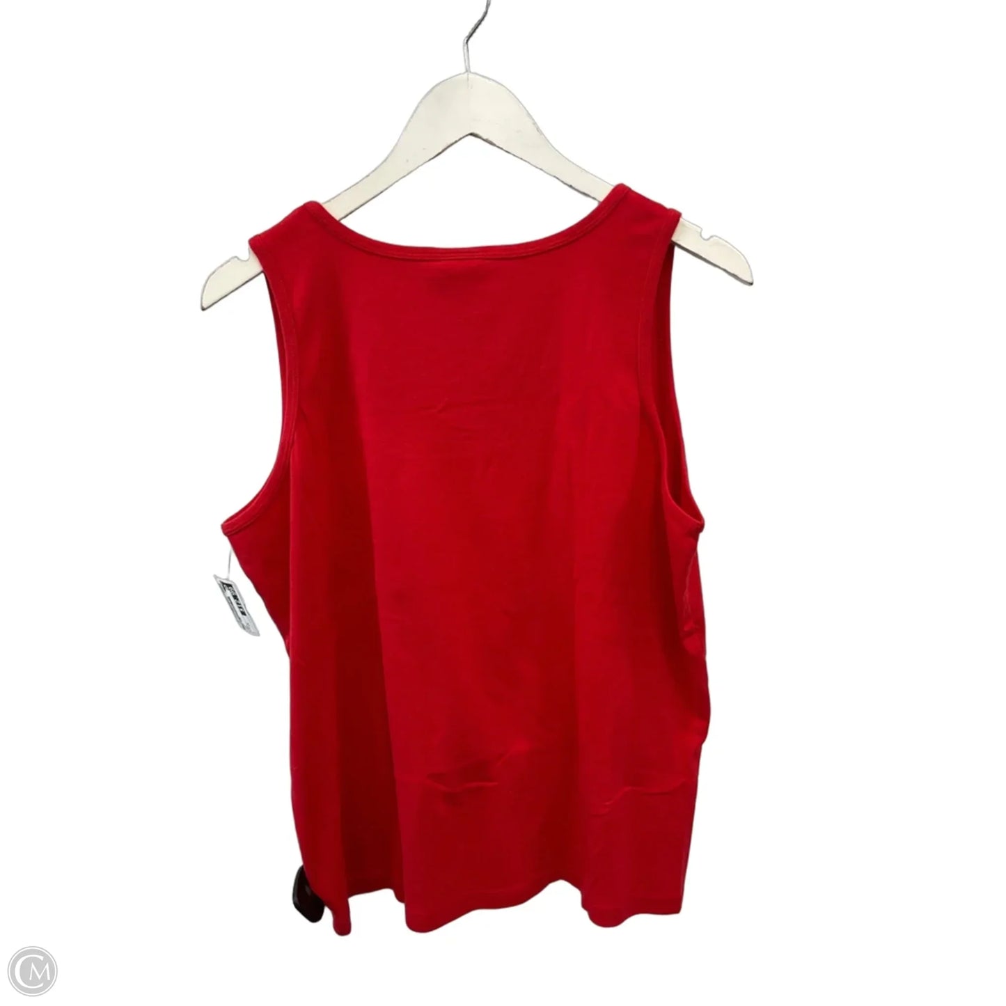 Tank Top By Tommy Hilfiger In Red, Size: 1x