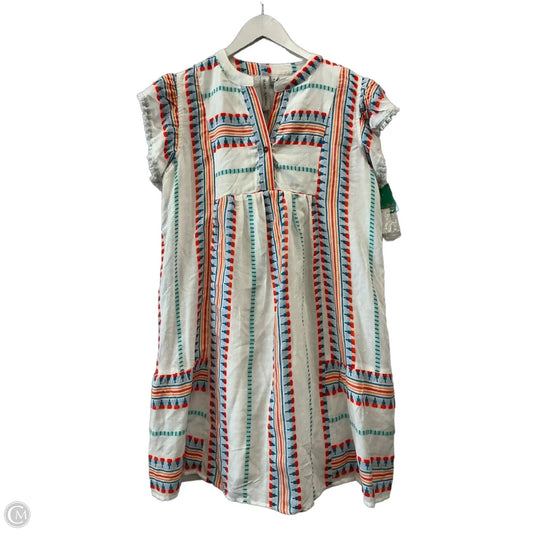 Dress Casual Short By Grace + Karma In White, Size: M