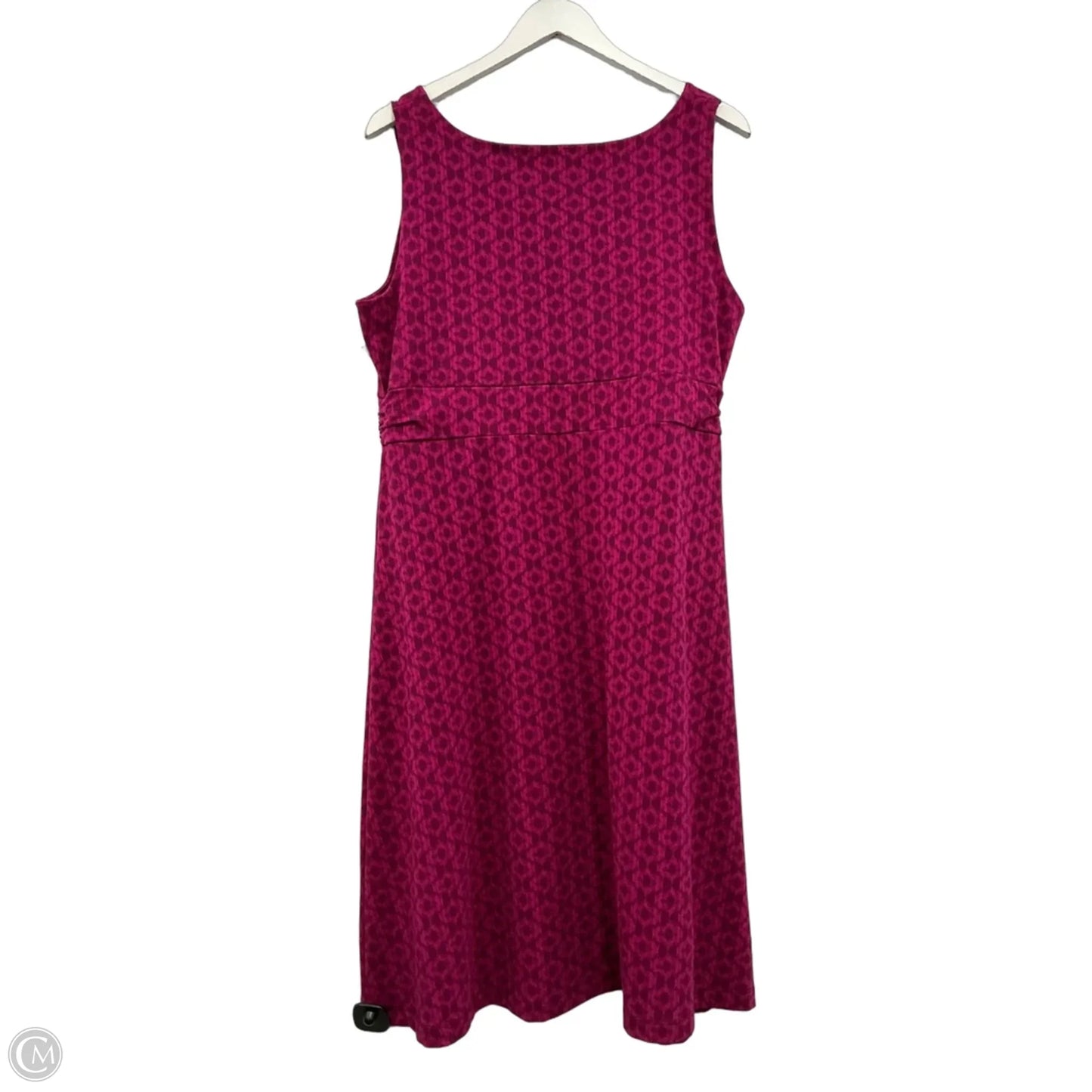Dress Casual Midi By Eddie Bauer In Purple, Size: Xl
