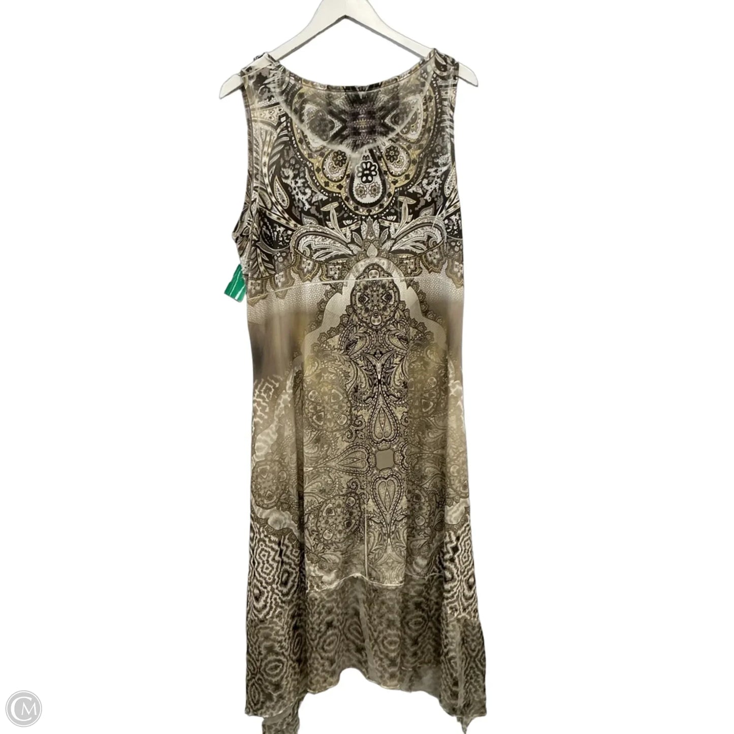 Dress Casual Maxi By World Unity In Brown, Size: 1x