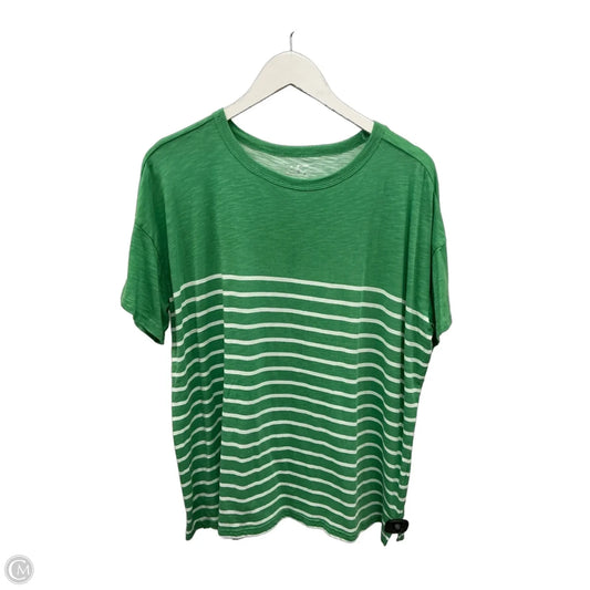 Top Short Sleeve By Maurices In Green, Size: 1x