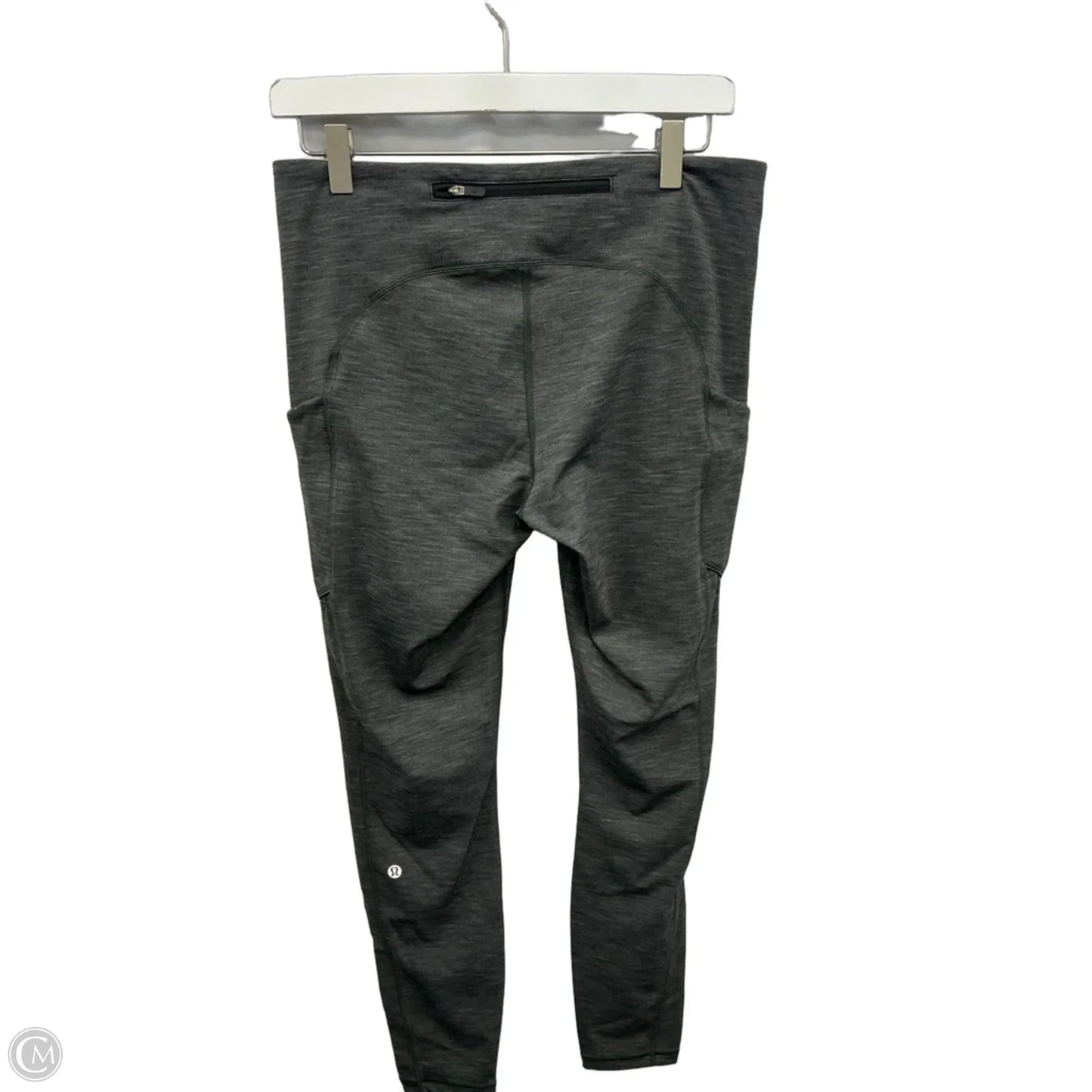 Athletic Leggings By Lululemon In Grey, Size: M