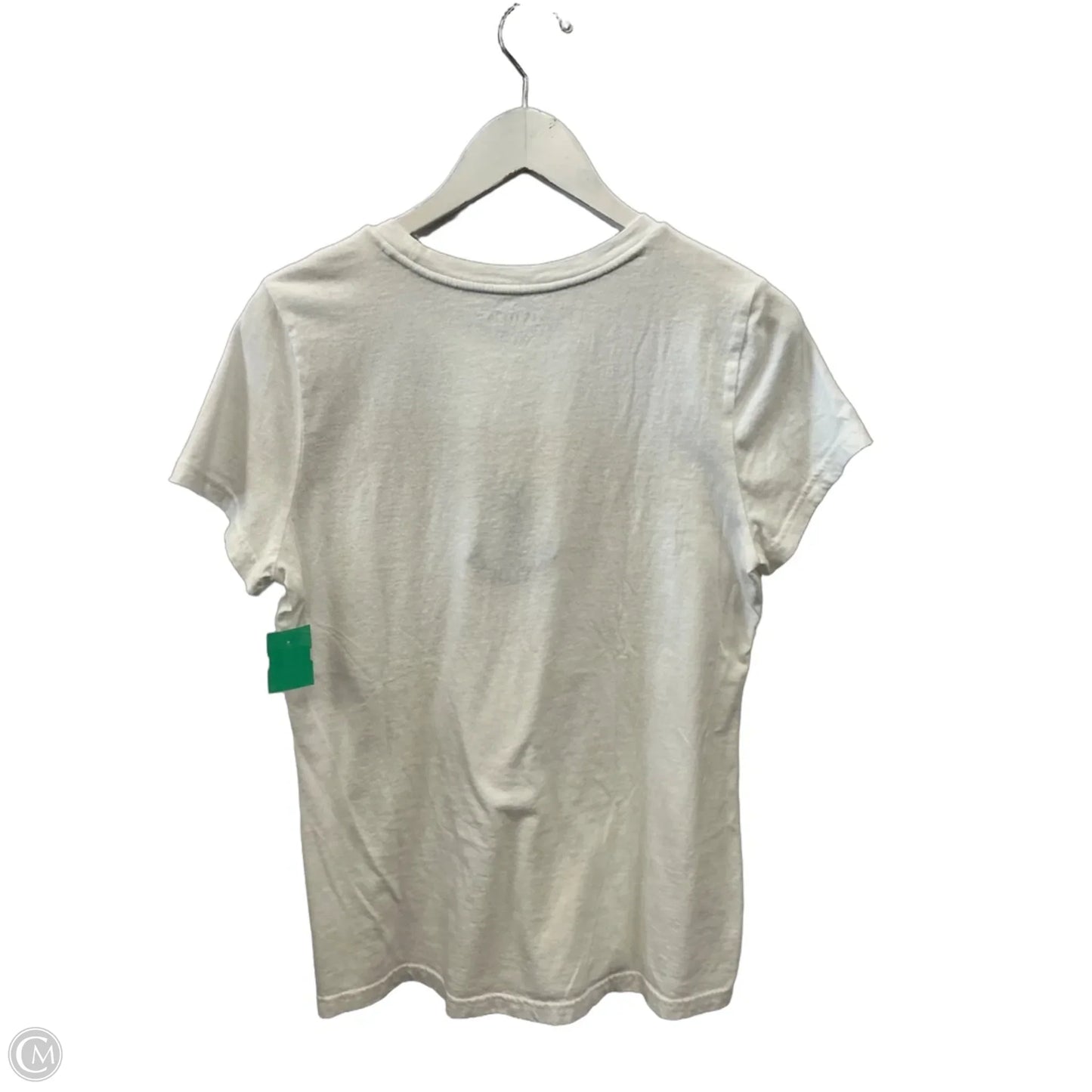 Top Short Sleeve By Nautica In White, Size: L