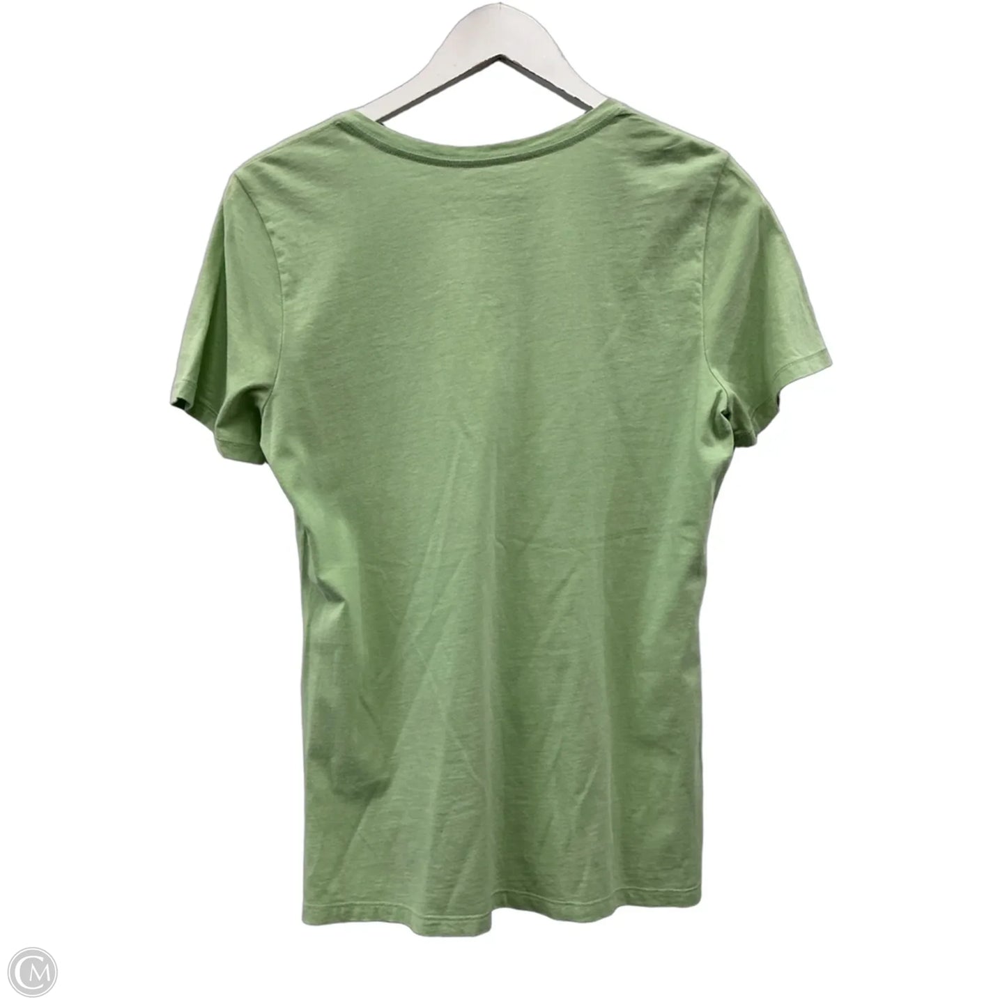 Top Short Sleeve By Life Is Good In Green, Size: M