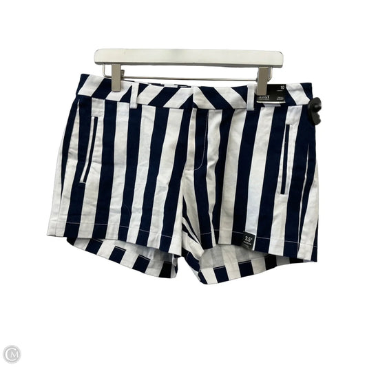 Shorts By Ana In Blue & White, Size: 10