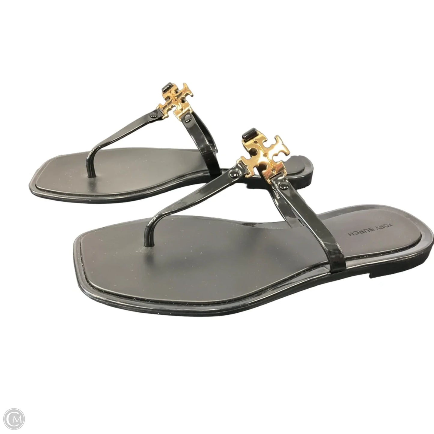 Sandals Designer By Tory Burch In Black, Size: 7