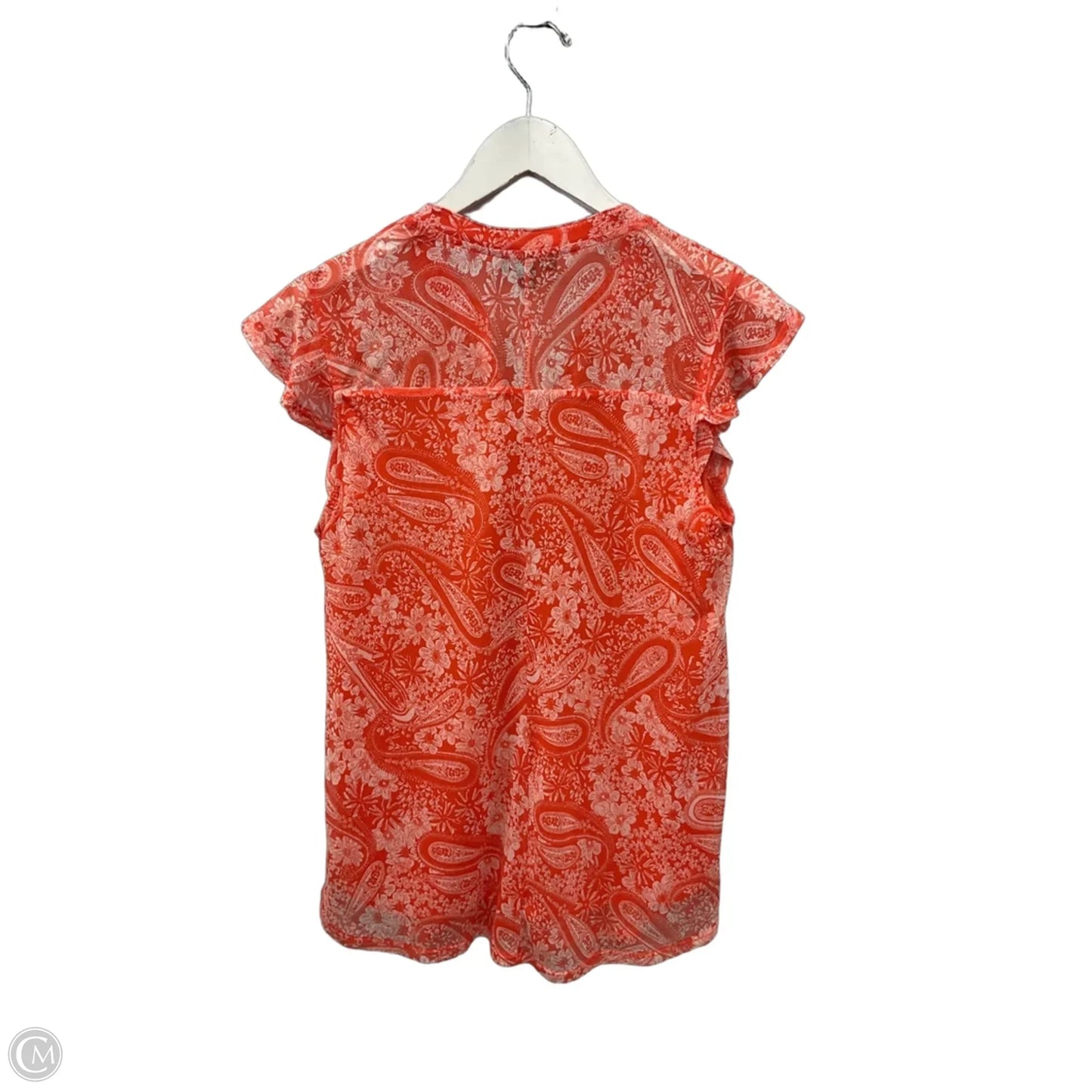 Top Sleeveless By Cocomo In Orange, Size: M