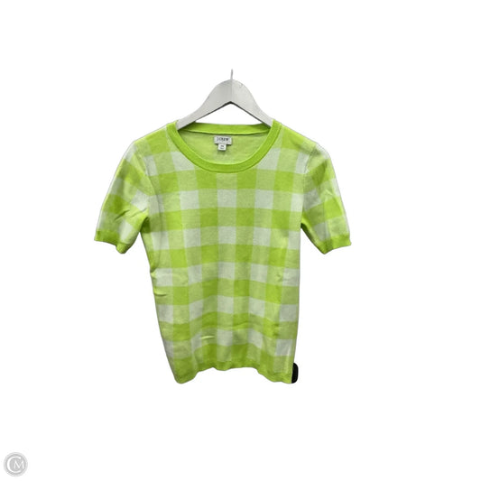 Top Short Sleeve By J. Crew In Green, Size: Xs