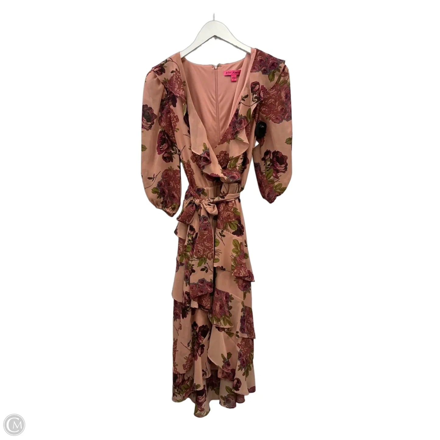Dress Casual Midi By Betsey Johnson In Mauve, Size: S