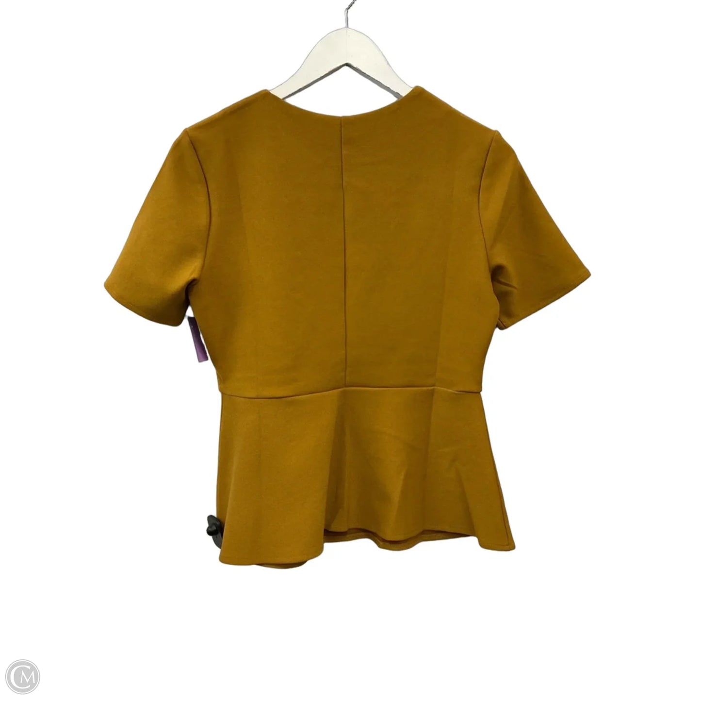 Top Short Sleeve By H&m In Yellow, Size: M