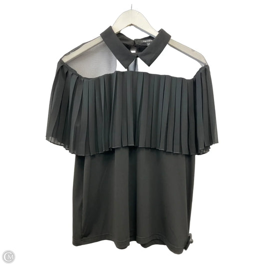 Top Short Sleeve By For Cynthia In Black, Size: L