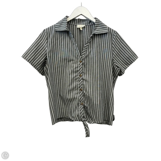 Top Short Sleeve By Free Kisses In Grey, Size: L
