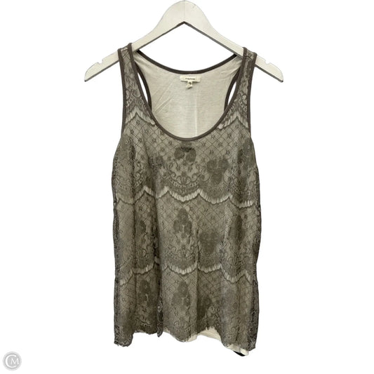 Top Sleeveless By Maurices In Taupe, Size: M