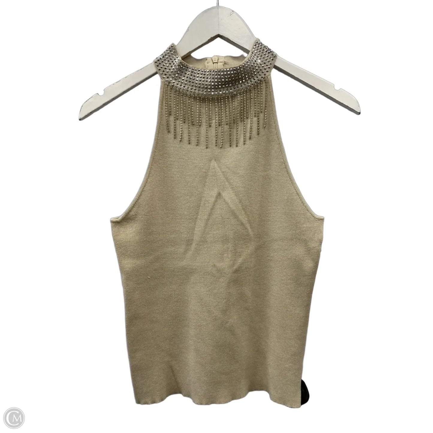 Top Sleeveless By A Love Story In Cream, Size: S