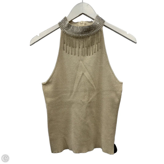 Top Sleeveless By A Love Story In Cream, Size: S