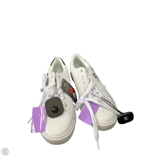 Shoes Sneakers By Disney In White, Size: 9