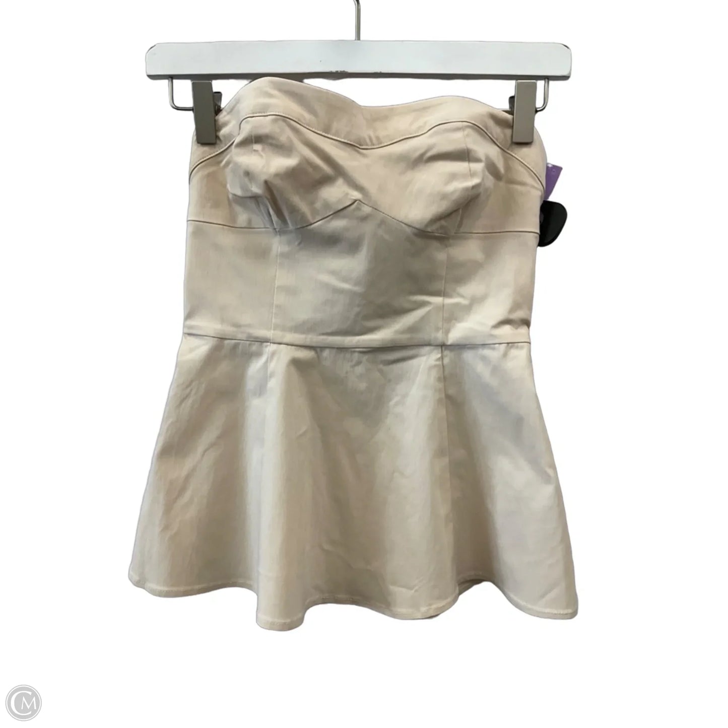 Top Sleeveless By Anthropologie In Ivory, Size: Xs