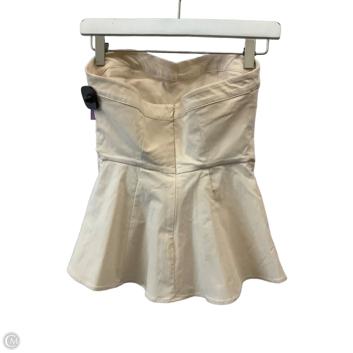 Top Sleeveless By Anthropologie In Ivory, Size: Xs