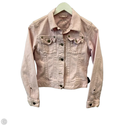 Jacket Denim By Gap In Pink & Purple, Size: Xs
