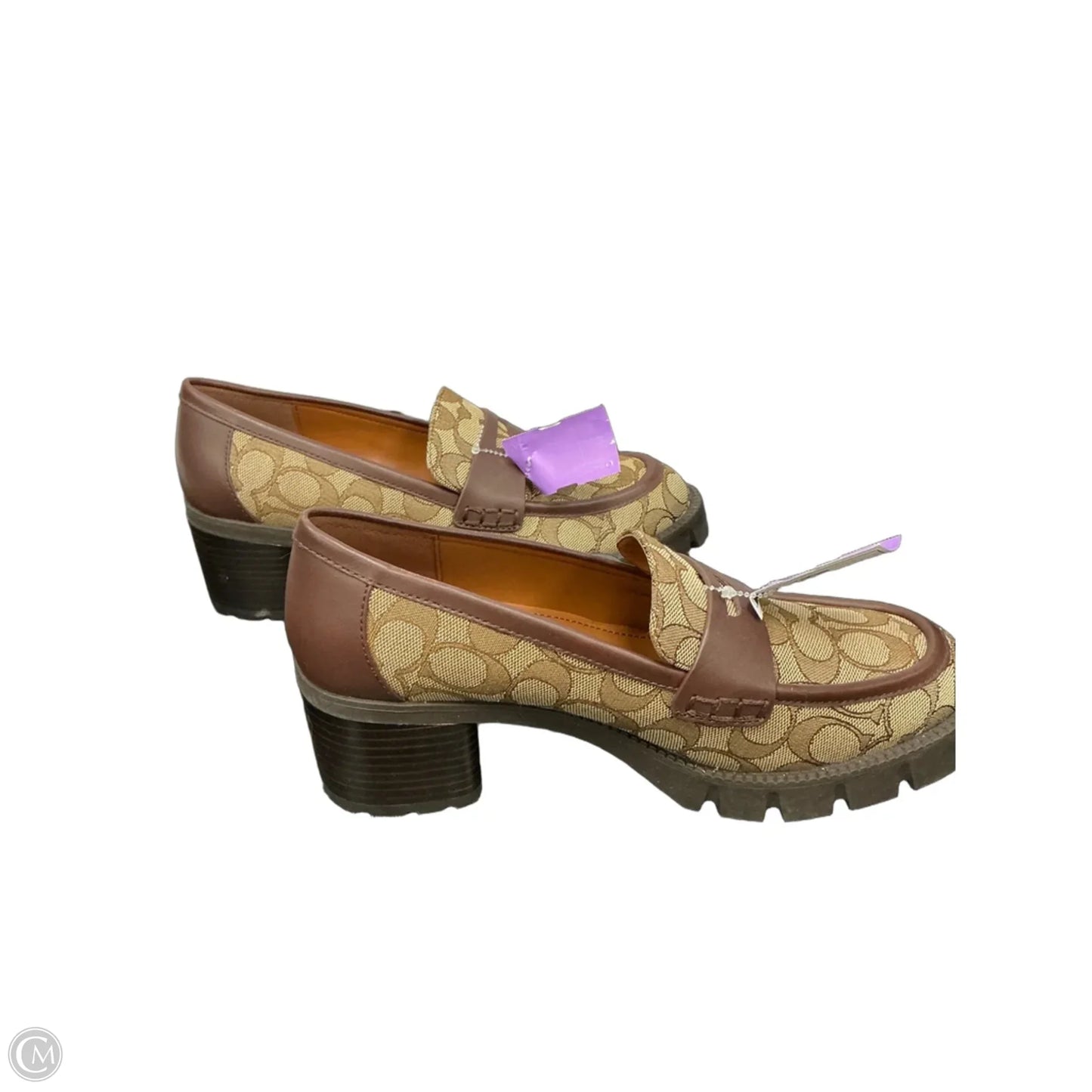 Shoes Designer By Coach In Brown, Size: 10