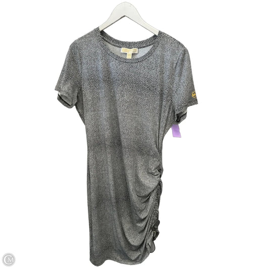 Dress Casual Midi By Michael By Michael Kors In Black & White, Size: Xl