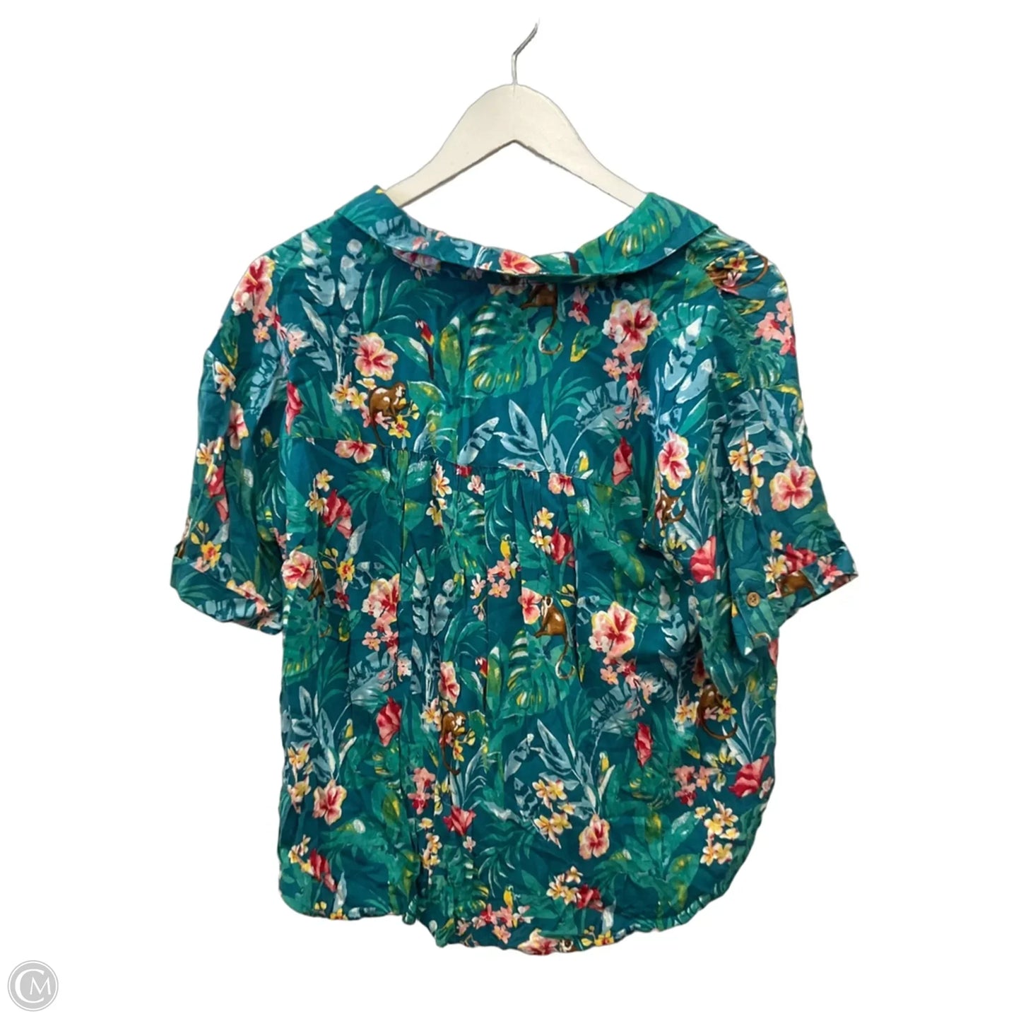 Top Short Sleeve By Jane And Delancey In Green, Size: M