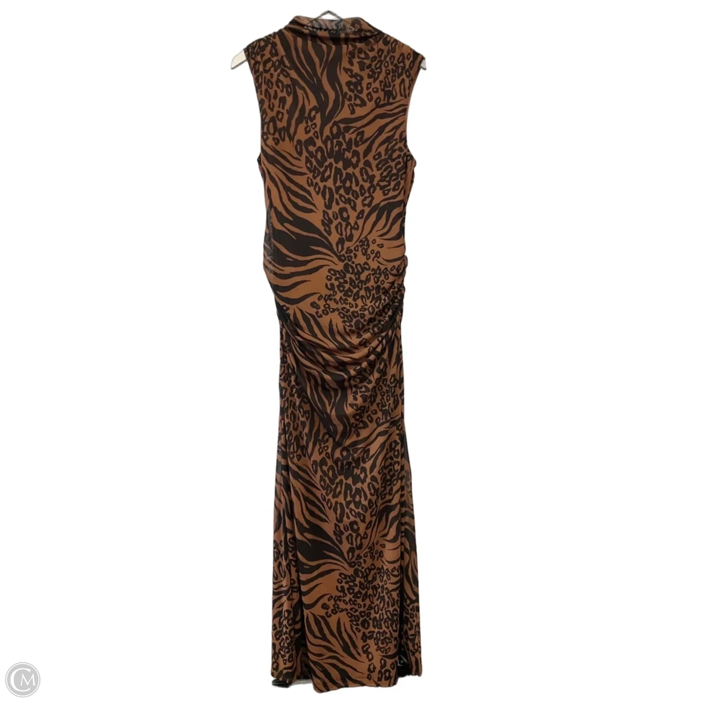 Dress Casual Maxi By Premier Amour In Animal Print, Size: L