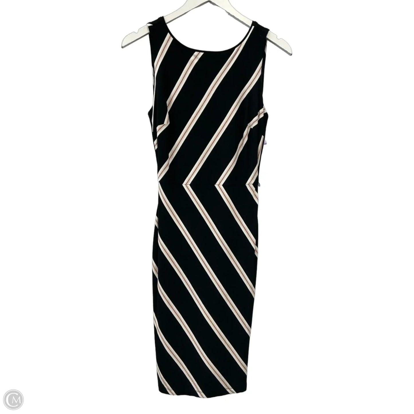 Dress Casual Midi By White House Black Market In Black, Size: Xs