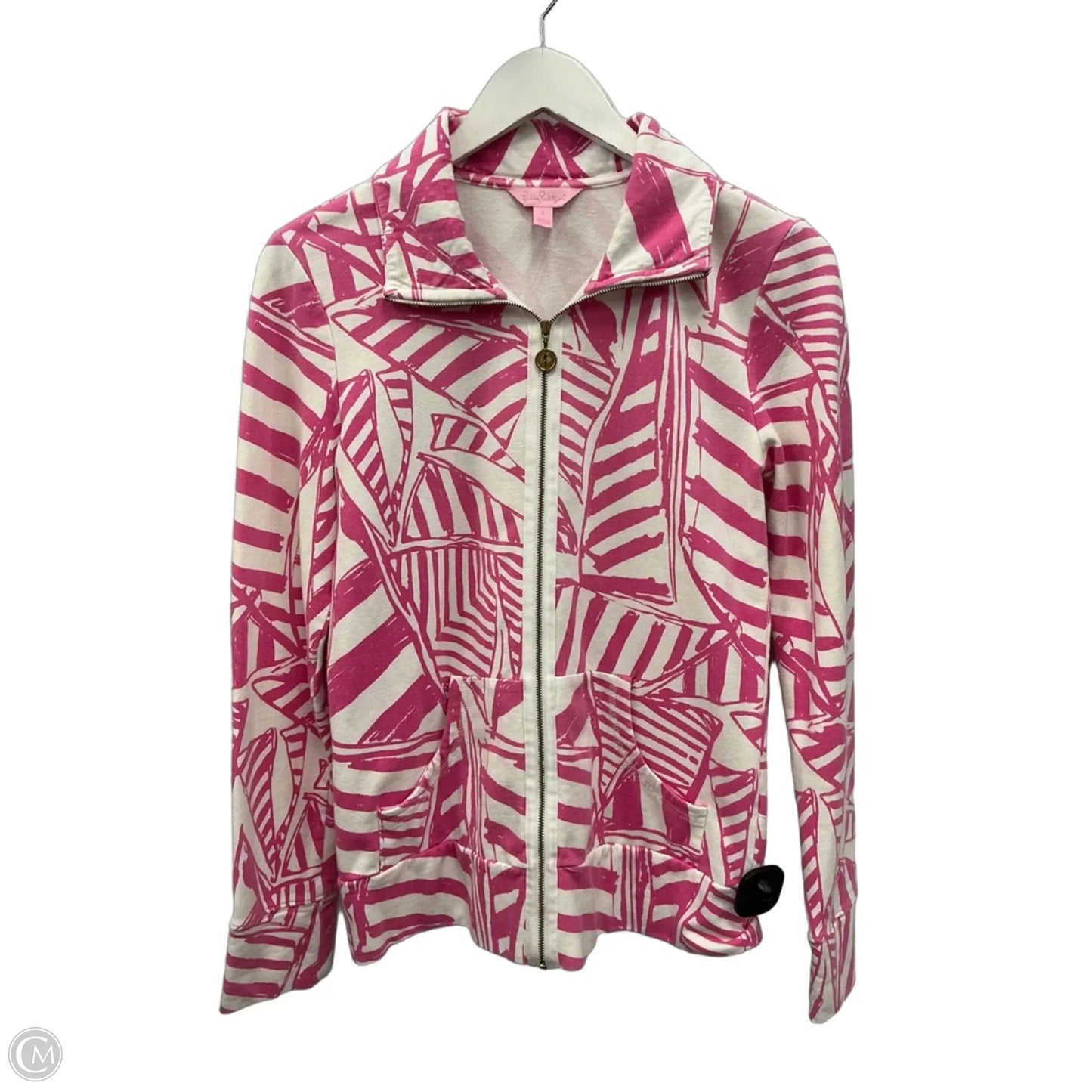 Jacket Other By Lilly Pulitzer In Pink & White, Size: S