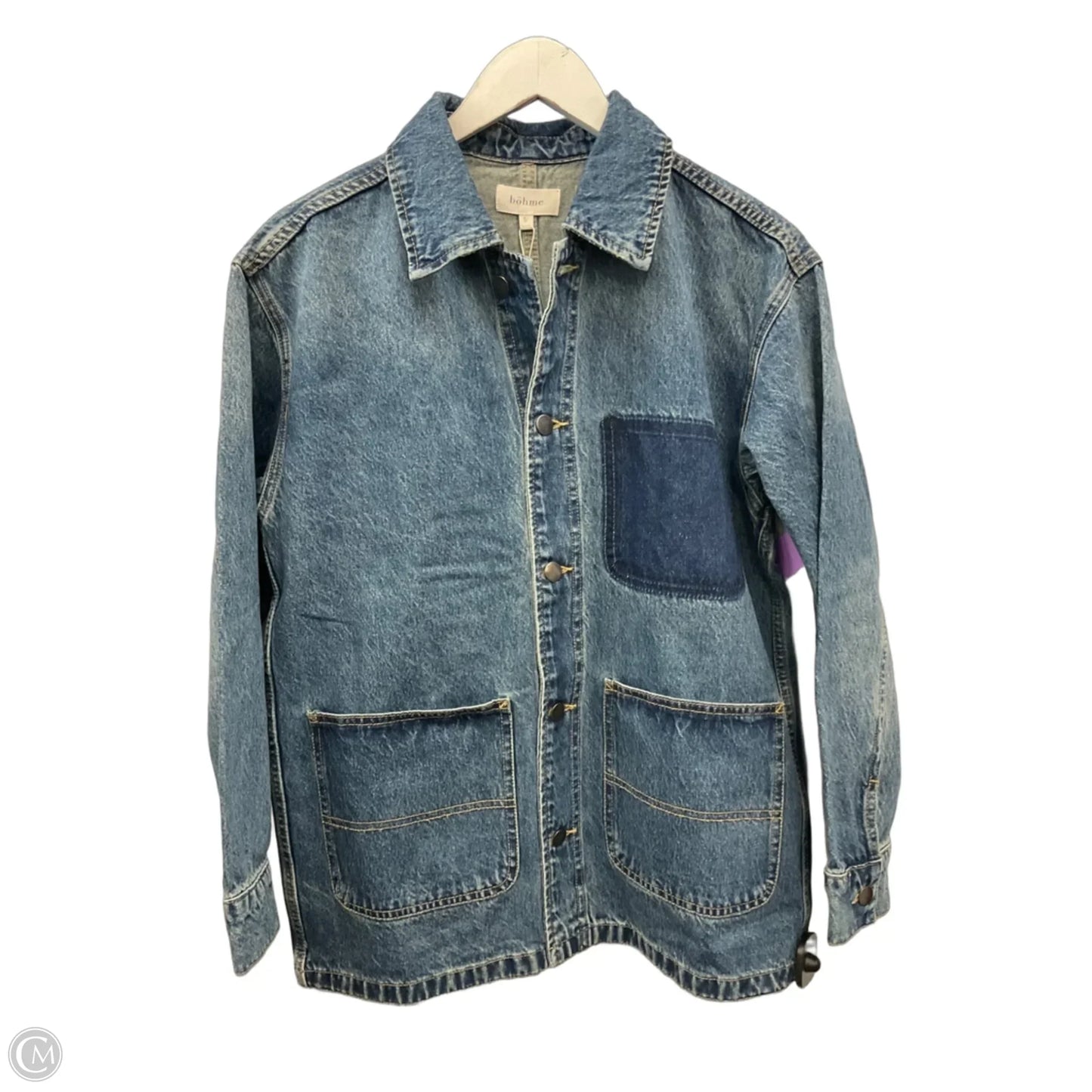 Jacket Denim By Bohme In Blue Denim, Size: S
