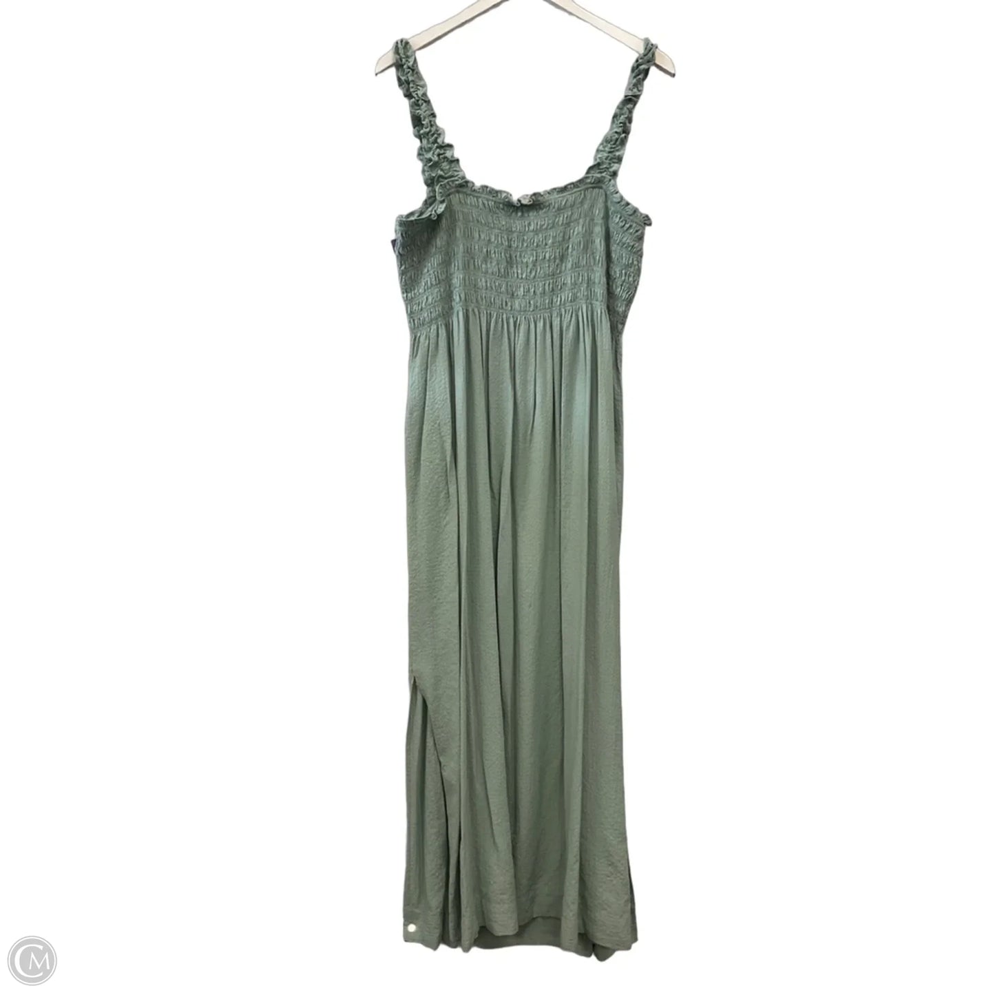 Dress Casual Maxi By Calvin Klein In Green, Size: Xl