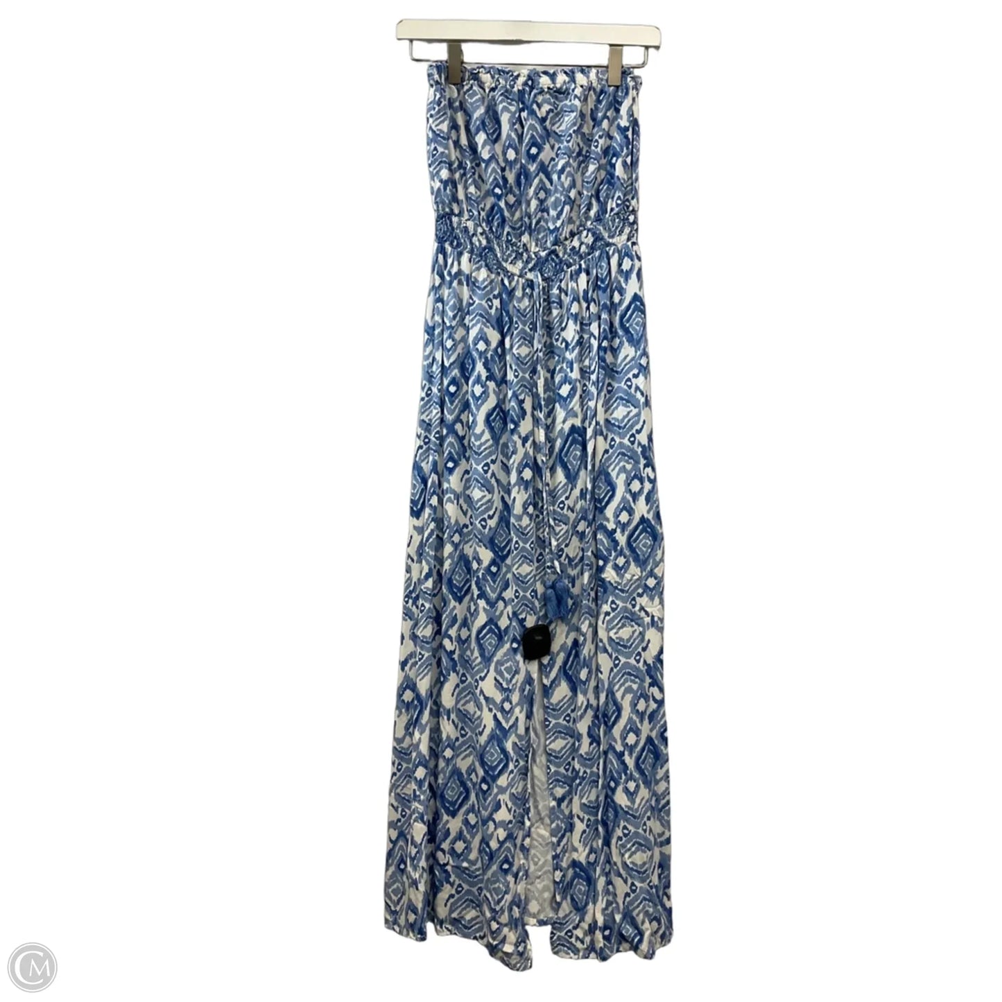 Dress Casual Maxi By Jessica Simpson In Blue & White, Size: S