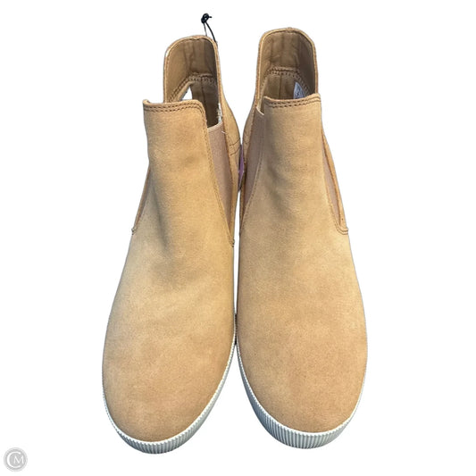 Boots Ankle Heels By Sorel In Tan, Size: 11