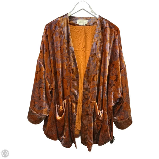 Blazer By Anthropologie In Orange, Size: M