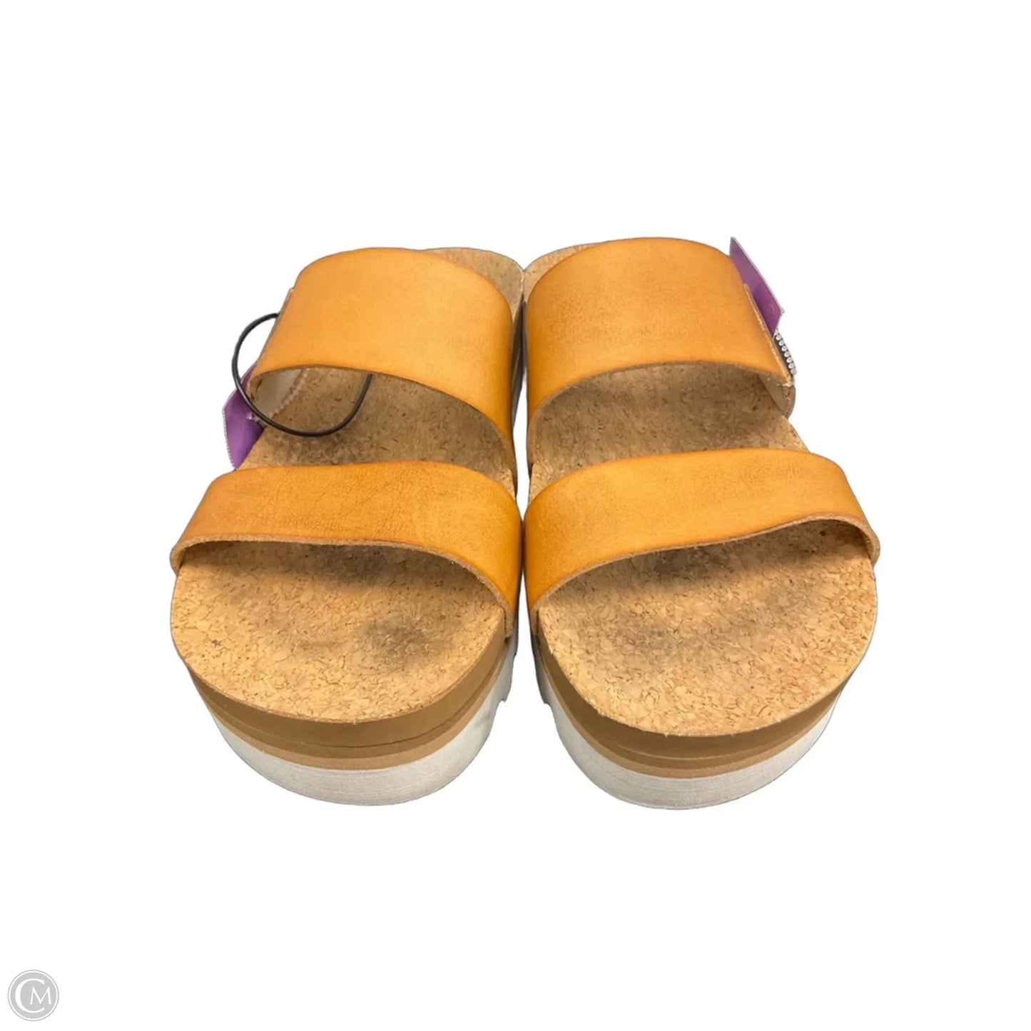 Sandals Heels Platform By Reef In Tan, Size: 9