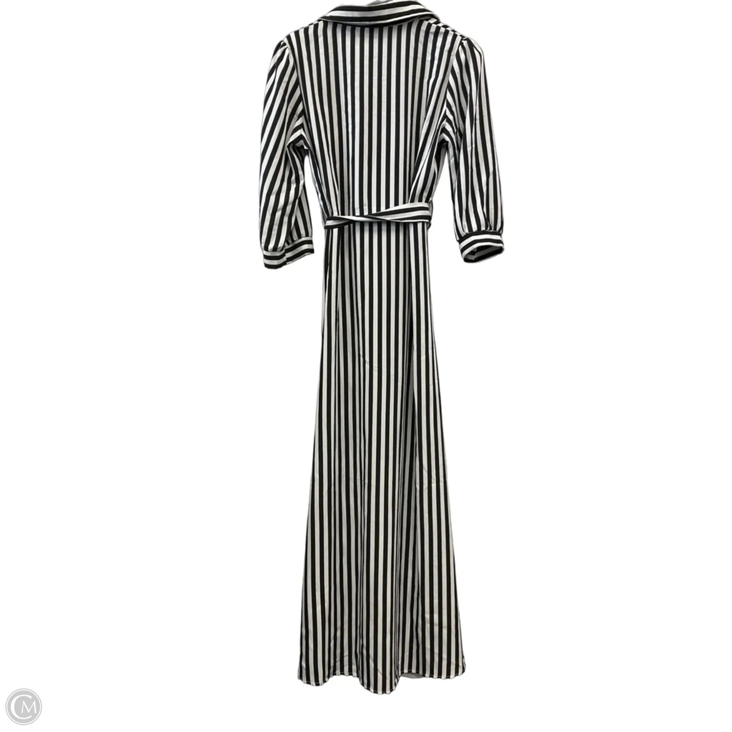Dress Casual Maxi By Shein In Black & White, Size: M