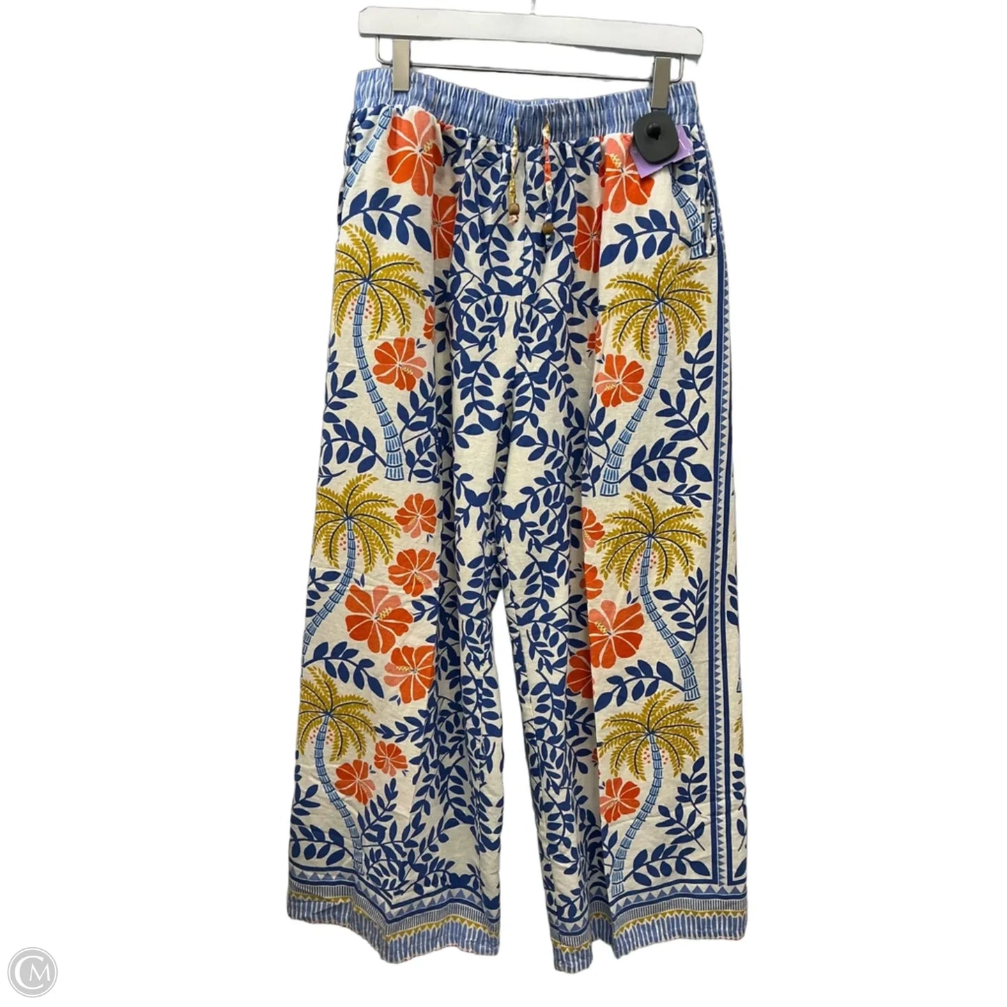 Pants Wide Leg By Haute Hippie In Blue & Orange, Size: L