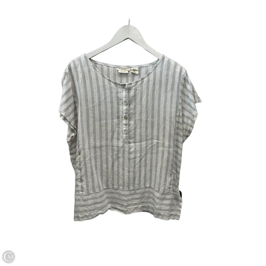 Top Short Sleeve By Christian Siriano In White, Size: Xl
