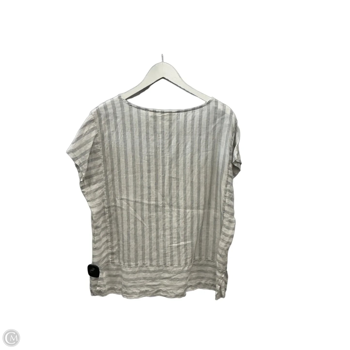 Top Short Sleeve By Christian Siriano In White, Size: Xl